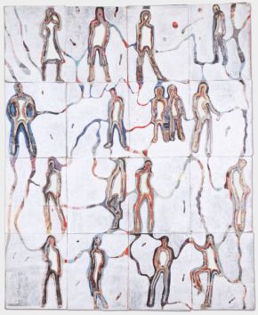 vertiefen I | 2007 | 83 x 102 cm | Acryl auf Versandhauskatalogen