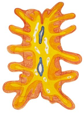 rückzug | 2003 | 28 x 20 cm | Blei- und Buntstift auf Papier