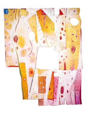 Ohne Titel | 1996 | 120 x 94 cm | Acryl auf Karton