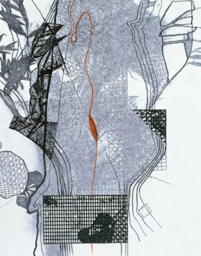 hängende verbindungen | 2002 | 22 x 17,5 cm | Mischtechnik