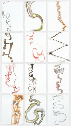 skizzen | 2000/2001 | je 19,5 x 15 cm | Stifte auf Papier