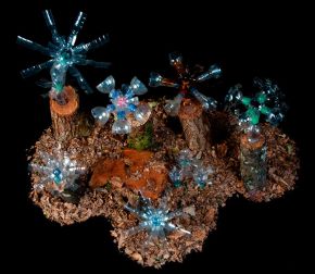 Blüten auf Ast | 2011 | Installation | Kultur im Rathaus Winnenden