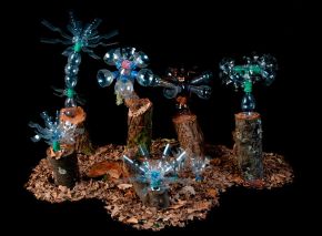 Blüten auf Ast | 2011 | Installation | Kultur im Rathaus Winnenden