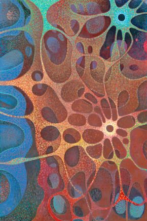 zusammenhang II - Ausschnitt | 2011 | 150 x 100 cm | Acryl auf Leinwand