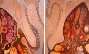 remaining | 2013 | 100 x 160 cm | Diptychon | Öl auf Leinwand