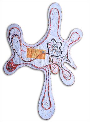 ausdehnung | 2014 | 80 x 80 cm | Mischtechnik