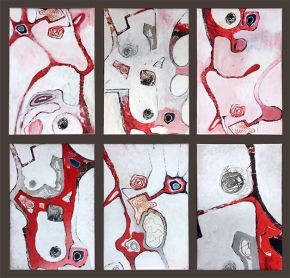 Knospen | 2016 | Mischtechnik auf Leinwand