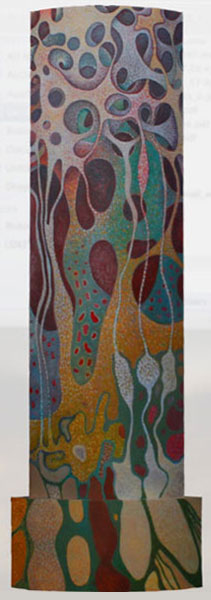 stele | 2010/2011 | 180 x 50 x 40 cm | Acryl auf Metall