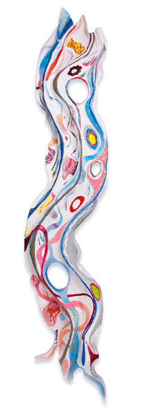 beWegung | 2004 | 200 x 38 cm | Öl auf Papier