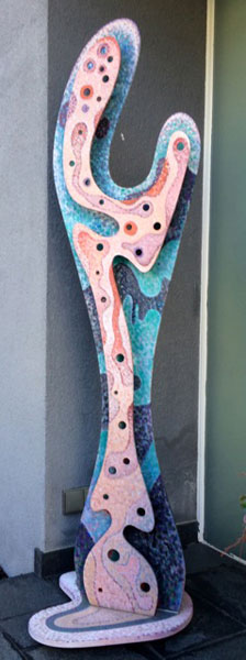 ohne titel  | 2010 | 170 x 60 cm | Acryl auf Aluminium, (für den Außenbereich geeignet)