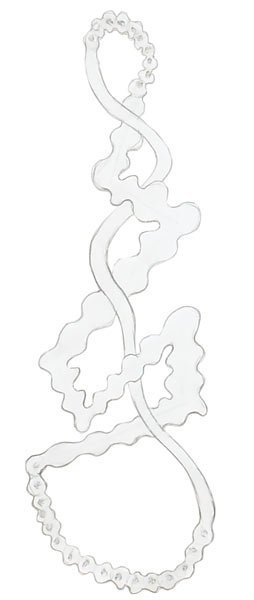 verwoben | 2003 | 24 x 7,5 cm | Bleistift auf Papier